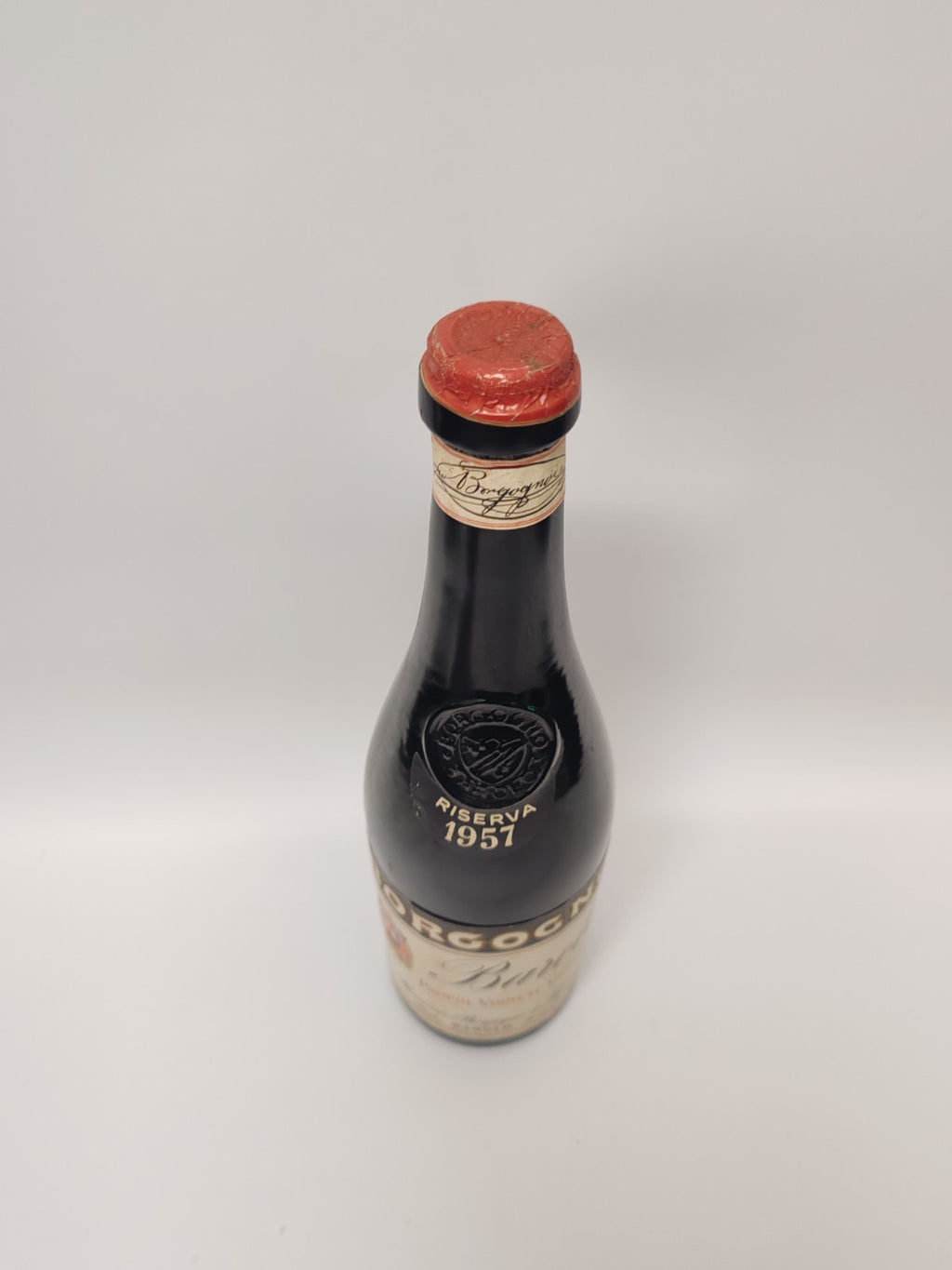Barolo Borgogno Riserva 1957 – 0,72 l 13,5% – Top Zustand, Rarität