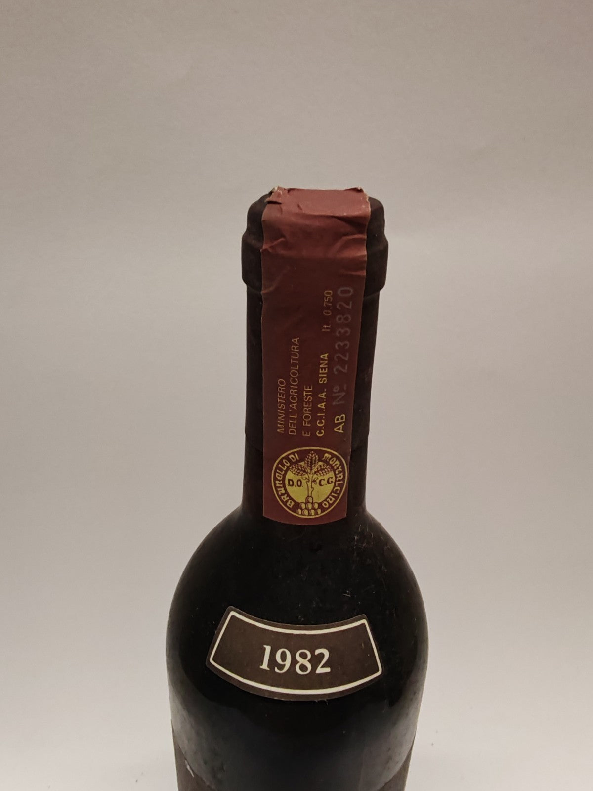 Brunello di Montalcino 1982 Canalicchio di Lambardi 0,75L 13% – Rarität Top Zust