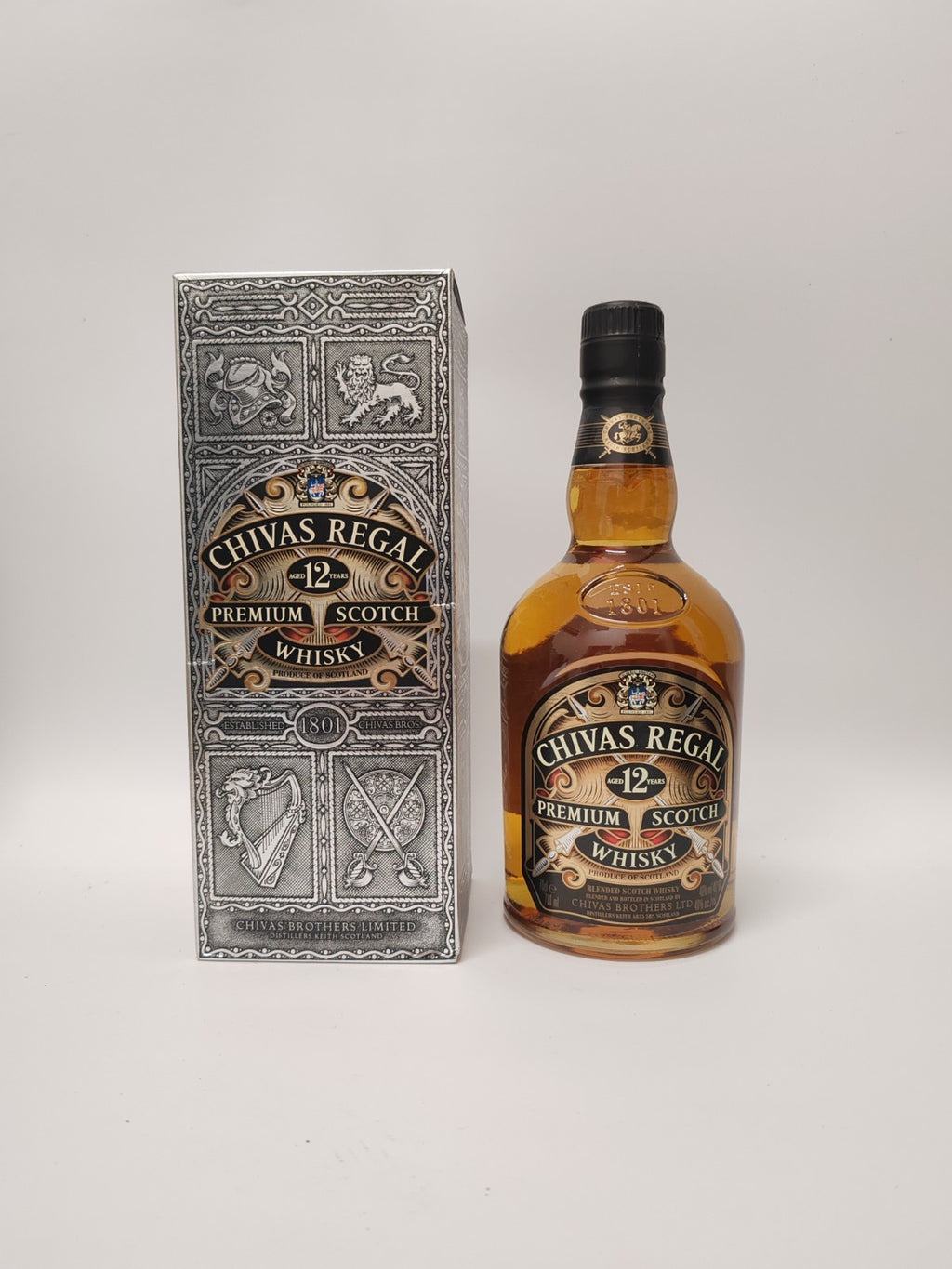 Chivas Regal 12 Years Blended Scotch Whisky 70cl 40,0% Mit Schachtel 90iger