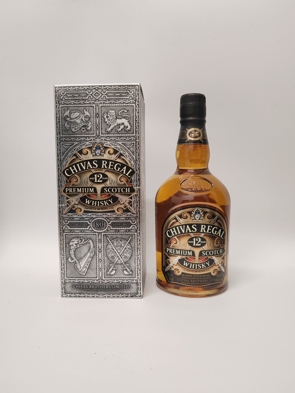 Chivas Regal 12 Years Blended Scotch Whisky 70cl 40,0% Mit Schachtel 90iger