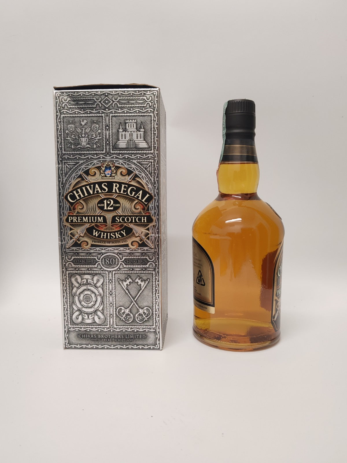 Chivas Regal 12 Years Blended Scotch Whisky 70cl 40,0% Mit Schachtel 90iger