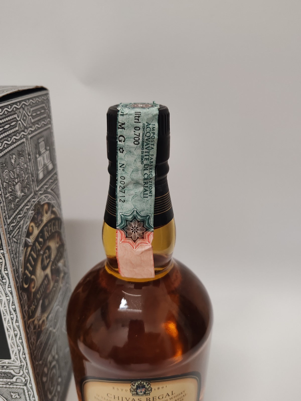 Chivas Regal 12 Years Blended Scotch Whisky 70cl 40,0% Mit Schachtel 90iger