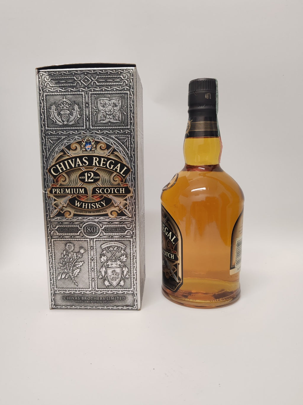 Chivas Regal 12 Years Blended Scotch Whisky 70cl 40,0% Mit Schachtel 90iger