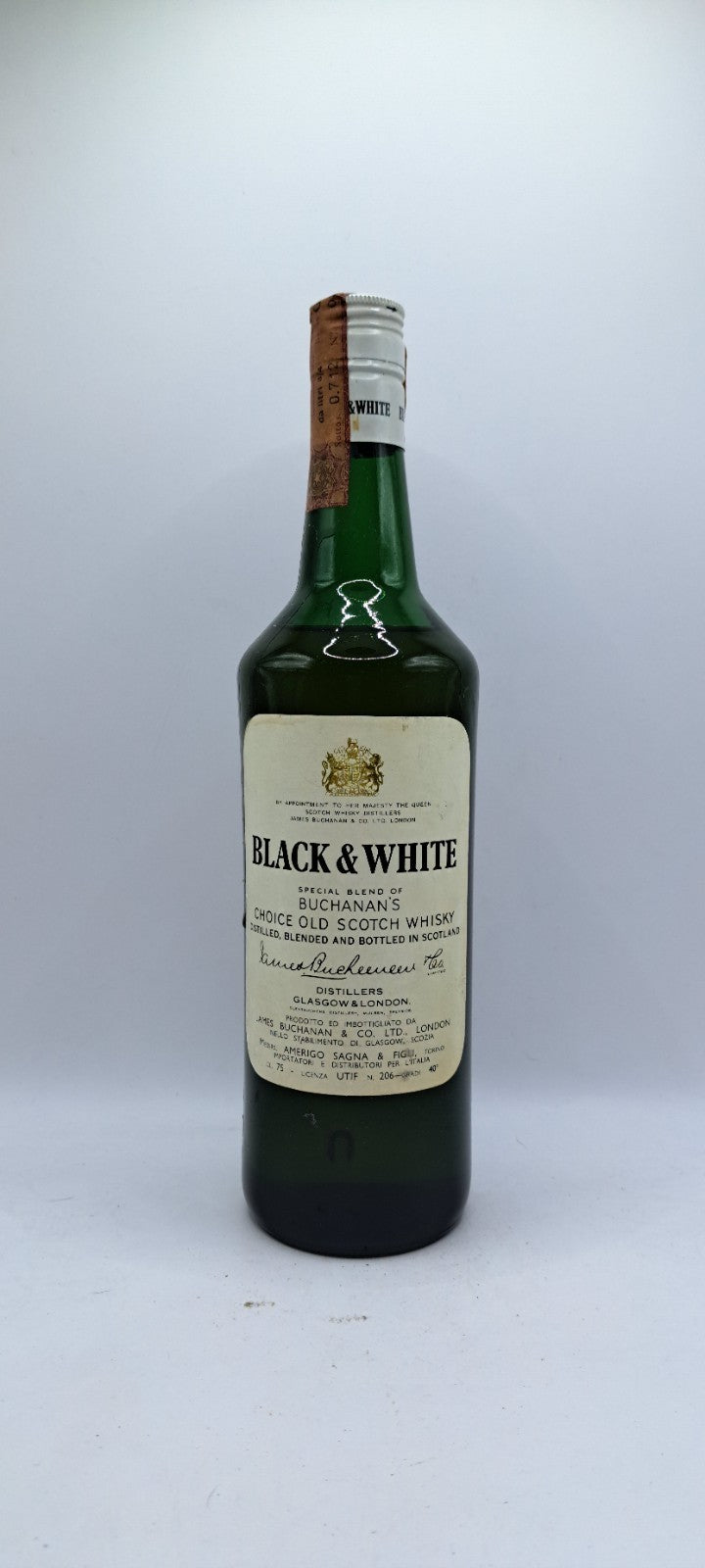 Black & White Buchanan’s Choice Old Scotch Whisky 1960er 75cl 43° sealed Rarität