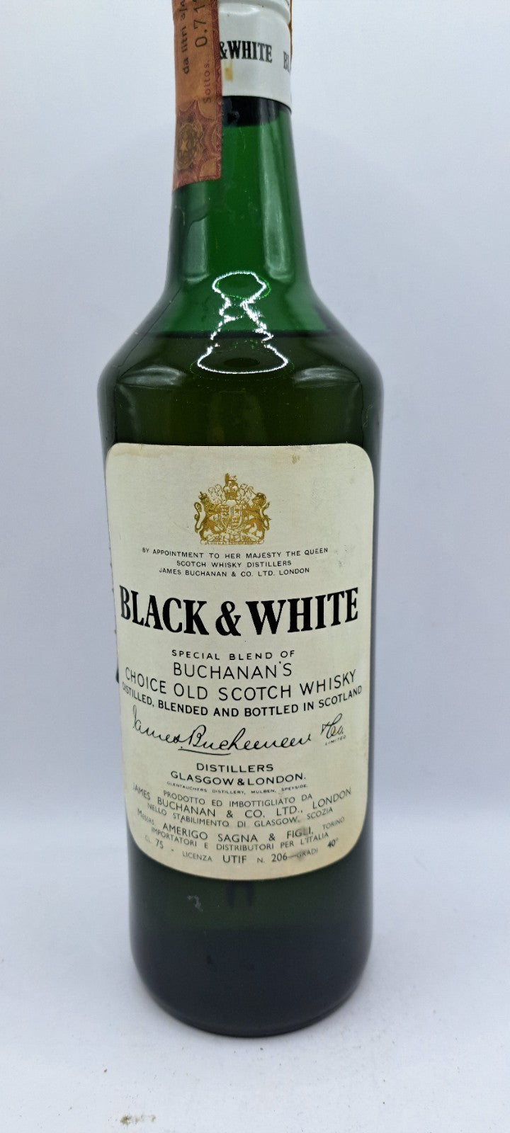 Black & White Buchanan’s Choice Old Scotch Whisky 1960er 75cl 43° sealed Rarität