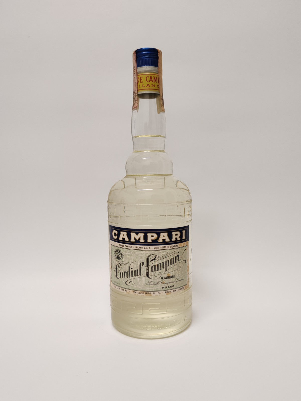 Campari Cordial Milano Himbeere Likör – 0,75L – 36% Vol. – Jahrgang 1972 - Italy