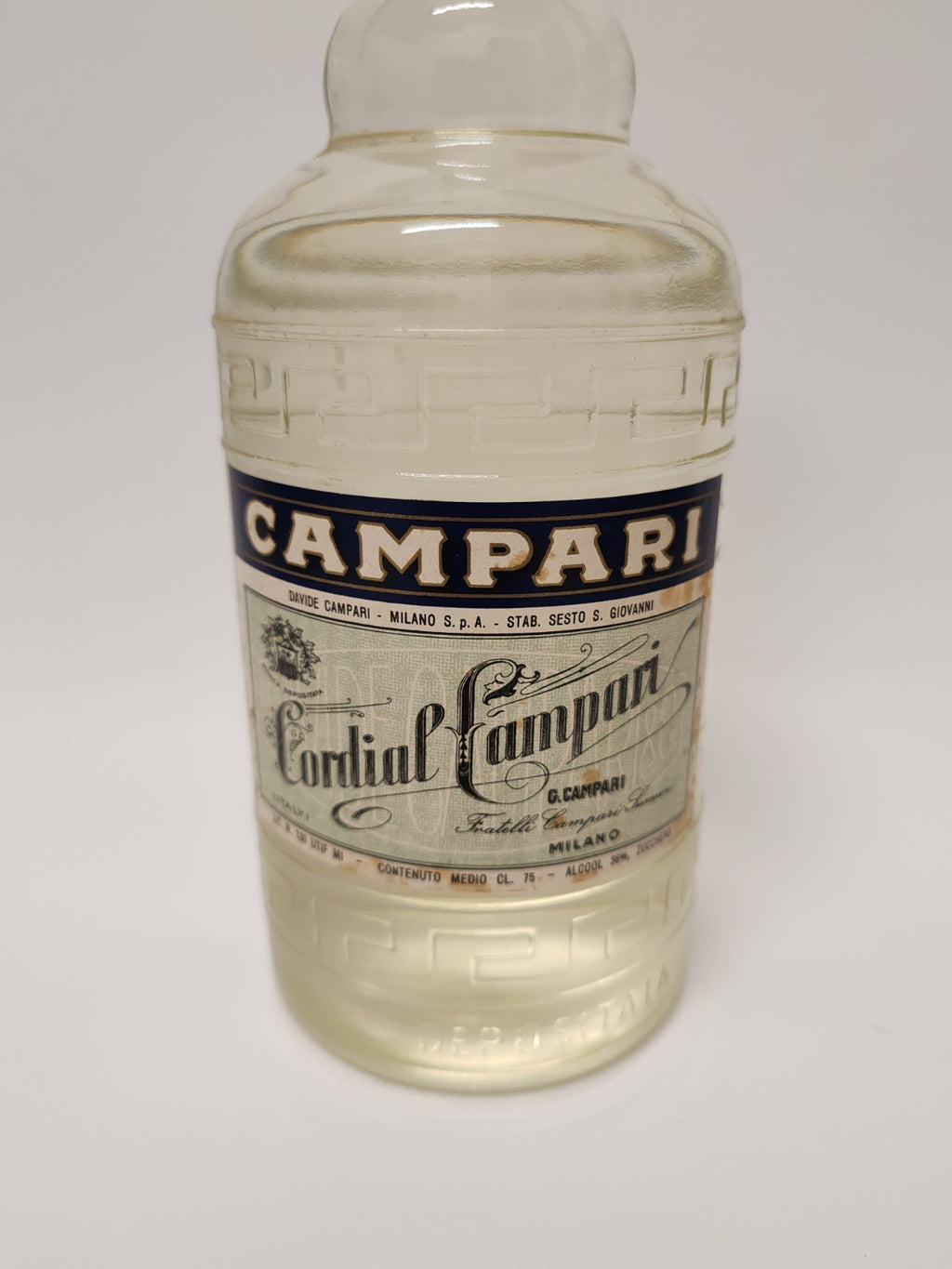 Campari Cordial Milano Himbeere Likör – 0,75L – 36% Vol. – Jahrgang 1972 - Italy