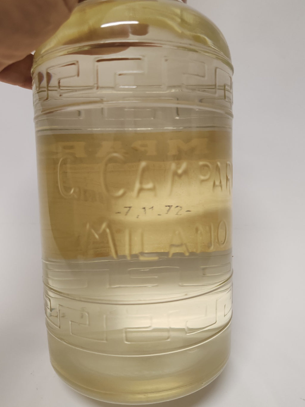 Campari Cordial Milano Himbeere Likör – 0,75L – 36% Vol. – Jahrgang 1972 - Italy