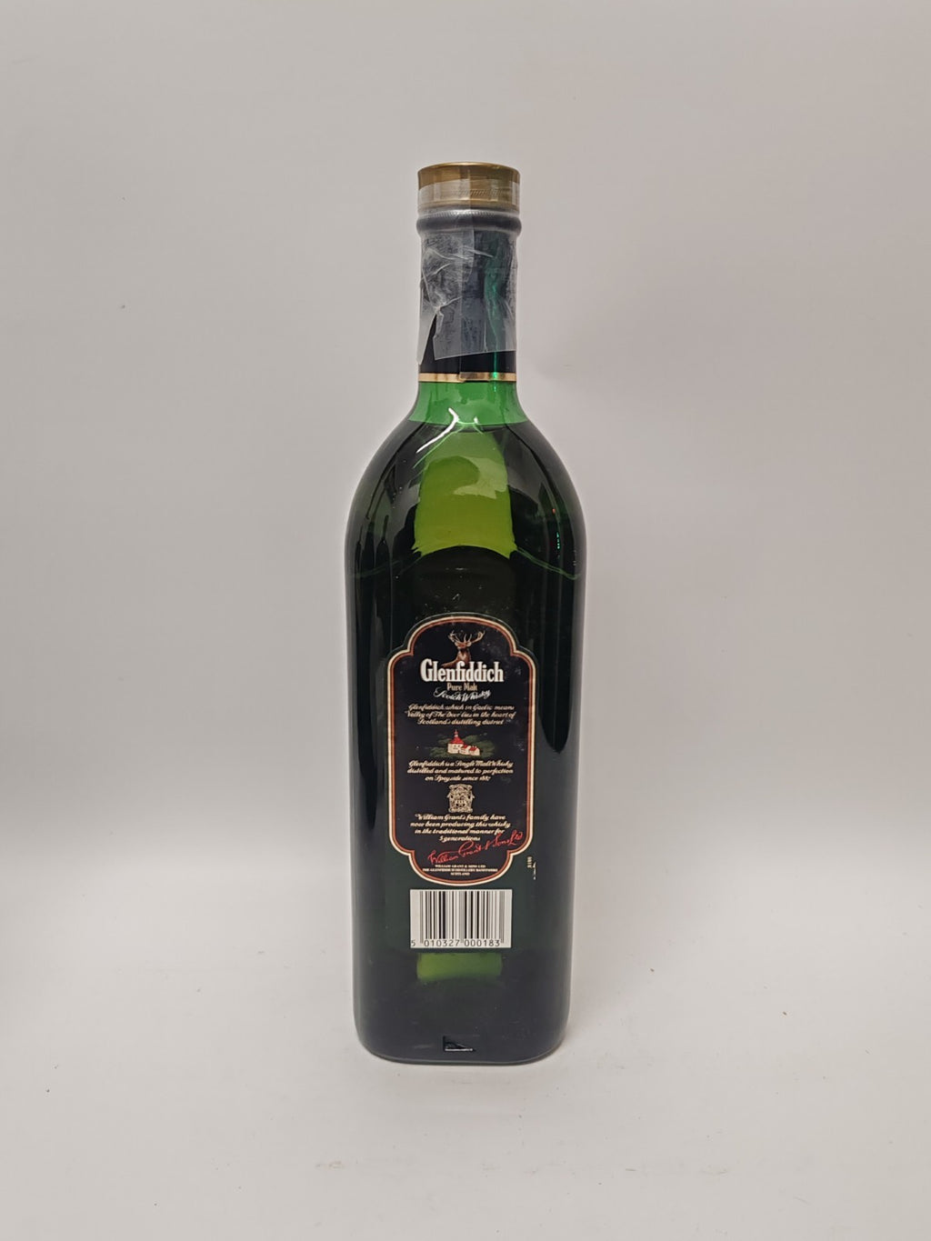 Glenfiddich Single Pure Malt Scotch Whisky – 75 cl – 43 % – ca. 1980 – Vintage