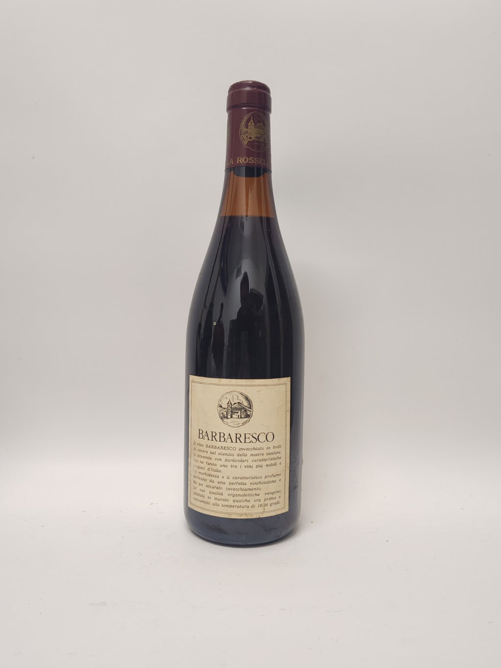 Barbaresco DOC Riserva Speciale 1970 La Castellana – Rossello Cortemilia  selten