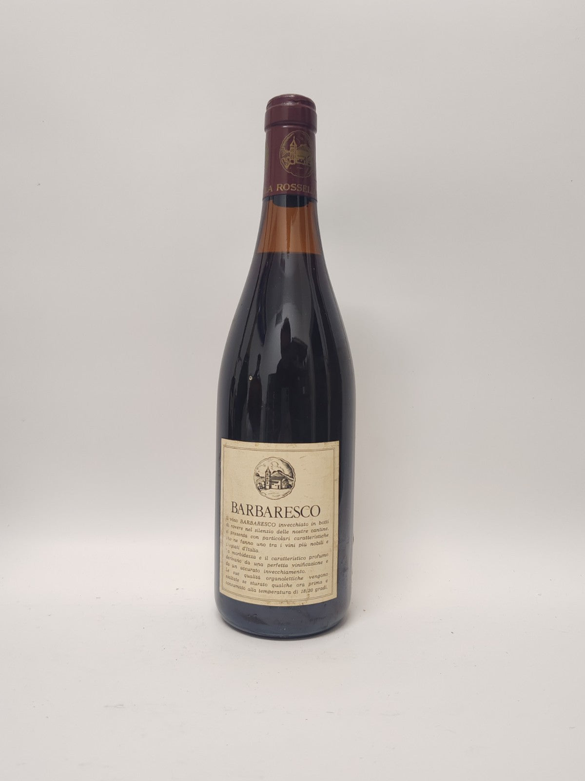 Barbaresco DOC Riserva Speciale 1970 La Castellana – Rossello Cortemilia  selten