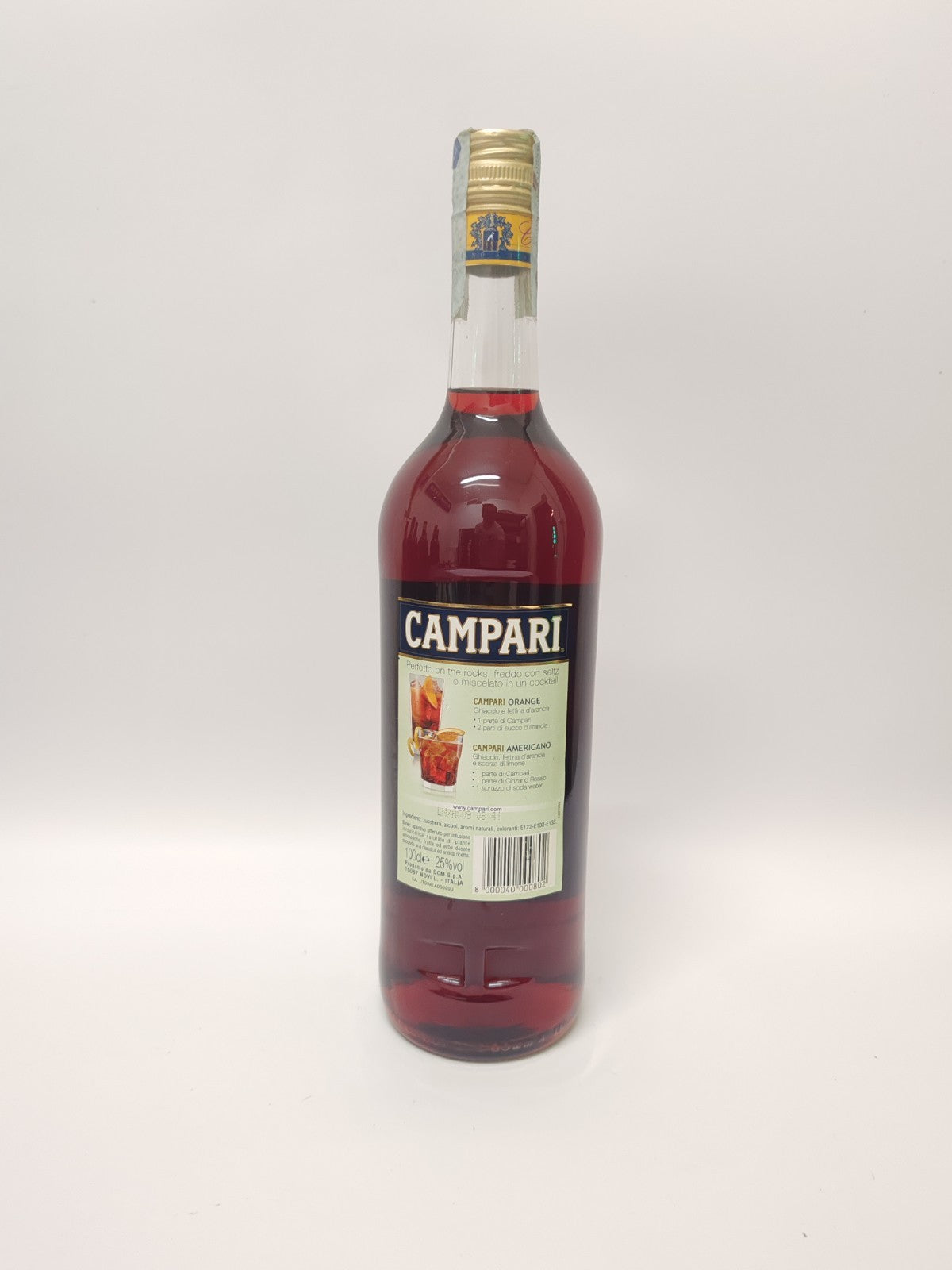 Campari Bitter 1L Limited Edition Nespolo Spiritello Sammlerflasche versiegelt