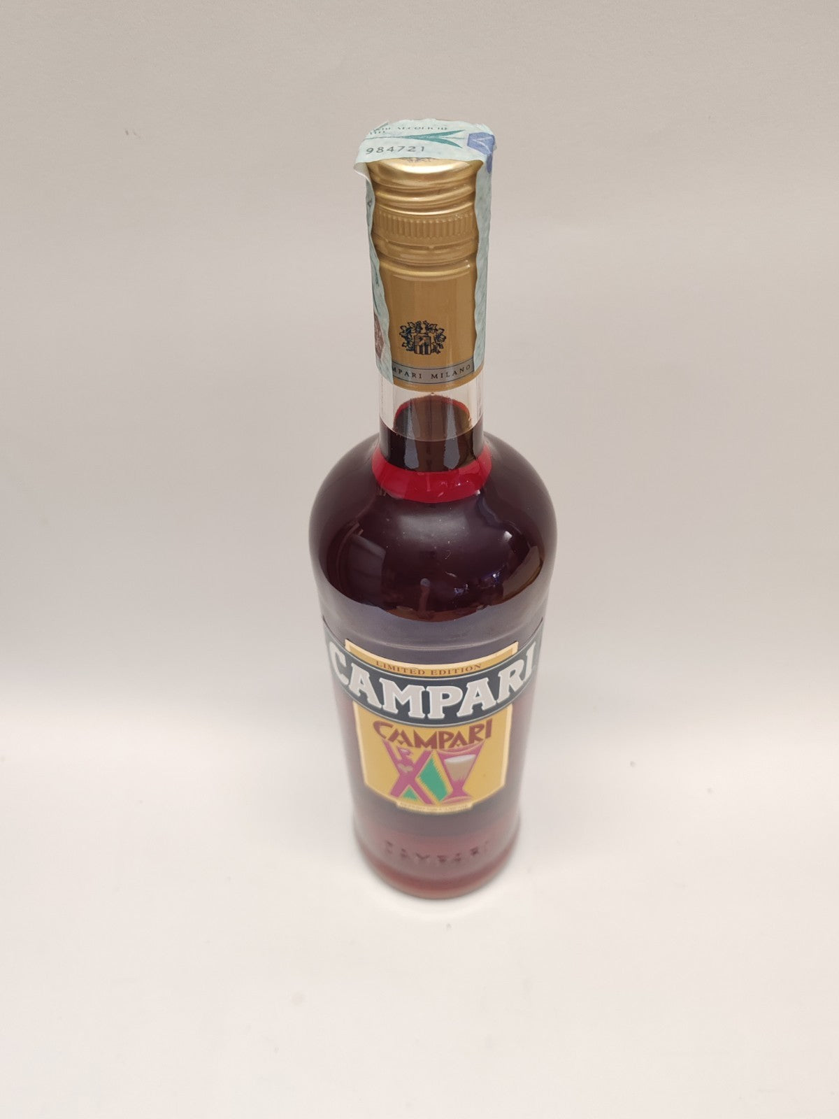Campari Bitter 1L – Limited Edition Depero 2014 – Gelb - Selten Sammlerflasche