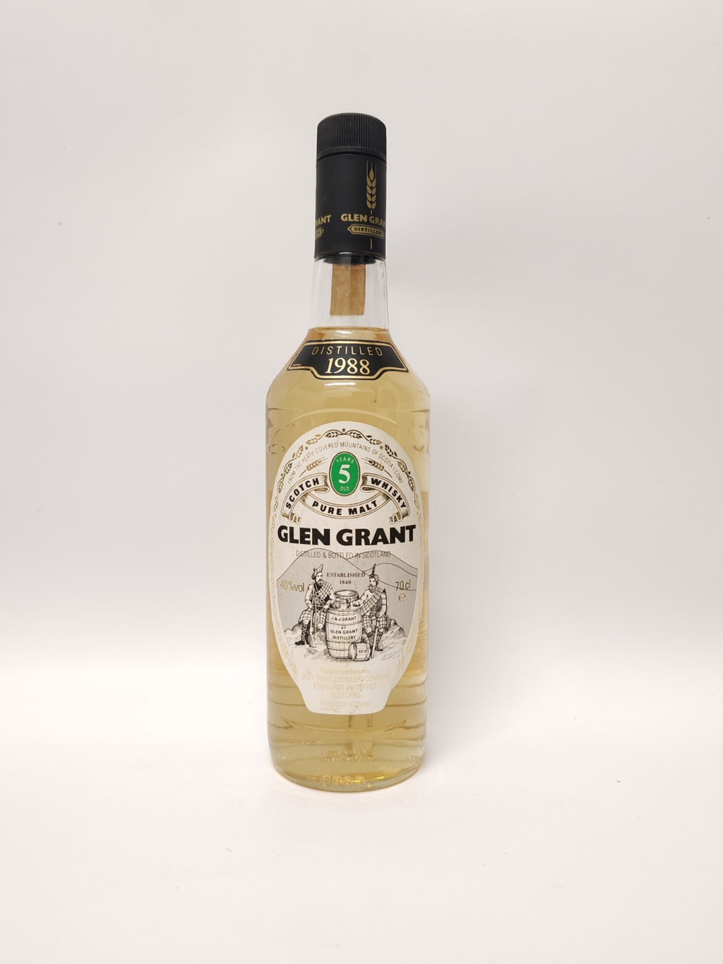 Glen Grant 5 Years Old Pure Malt Scotch Whisky – Distilled 1988 – 70cl 40%