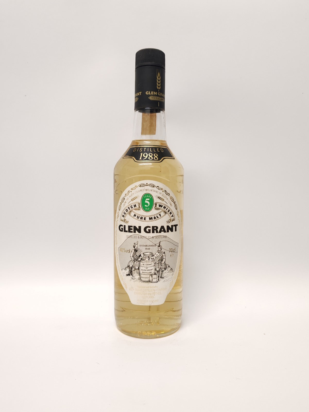 Glen Grant 5 Years Old Pure Malt Scotch Whisky – Distilled 1988 – 70cl 40%