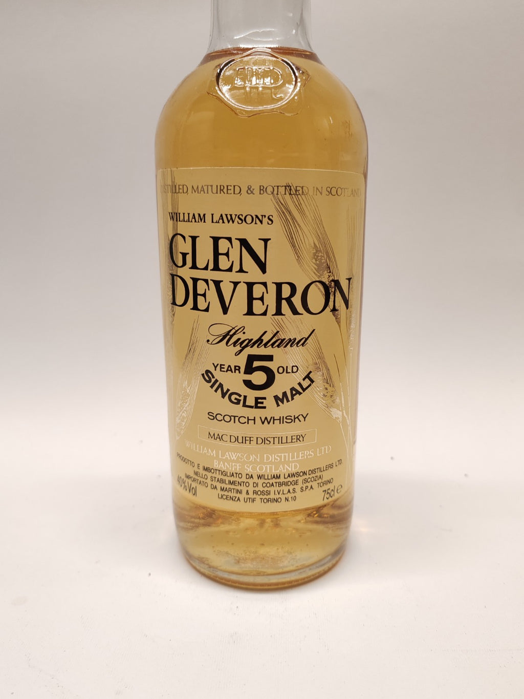 Glen Deveron 5 Years Single Malt Scotch Whisky – 75cl – 40% – mit Originalbox