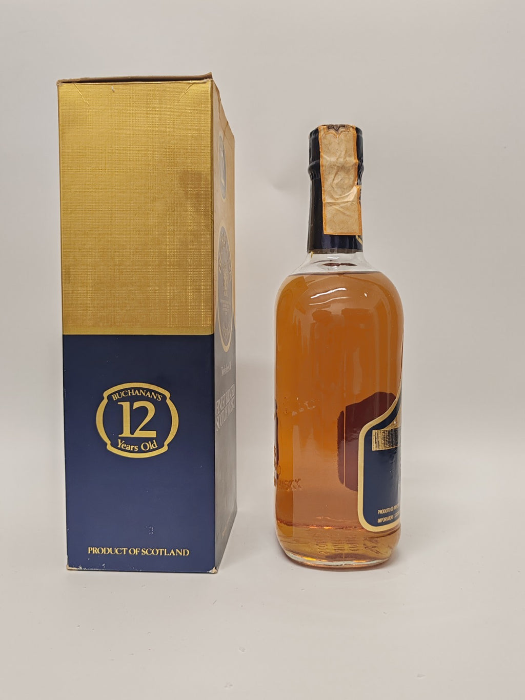 Buchanan’s Reserve 12 Jahre Whisky 75cl 40% – Rare Blended Scotch, Vintage 80er,
