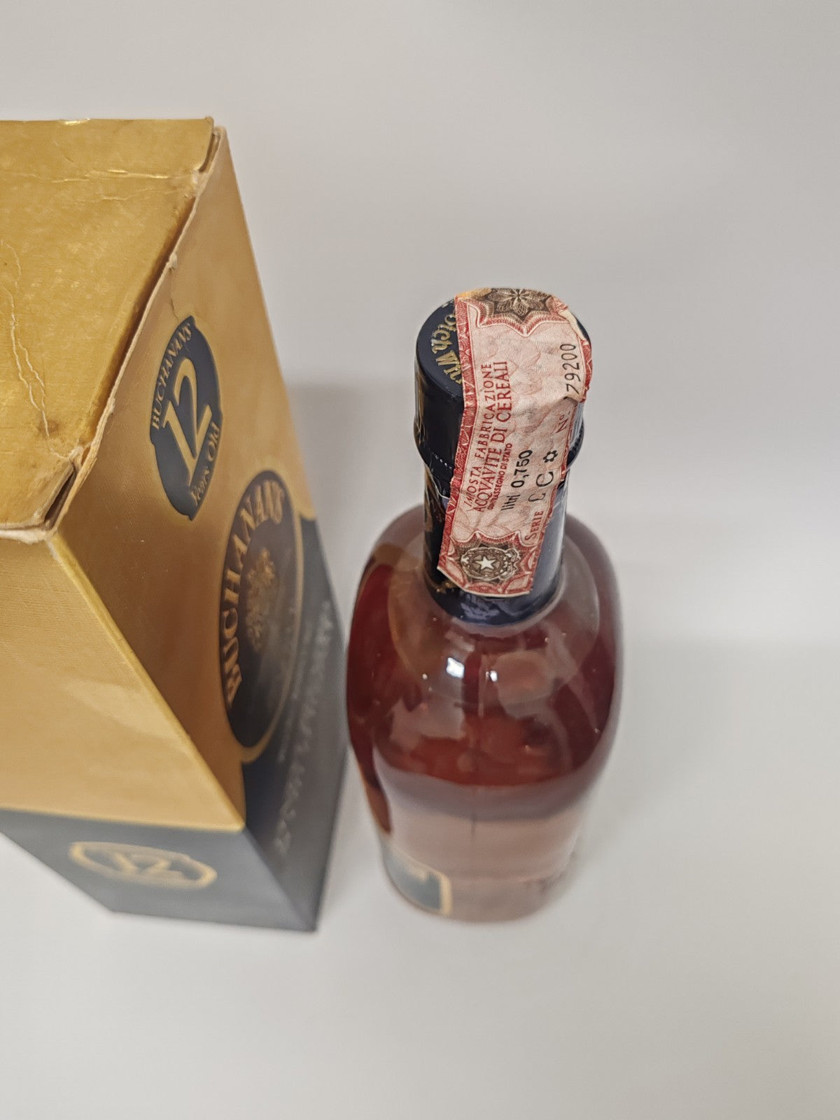 Buchanan’s Reserve 12 Jahre Whisky 75cl 40% – Rare Blended Scotch, Vintage 80er,