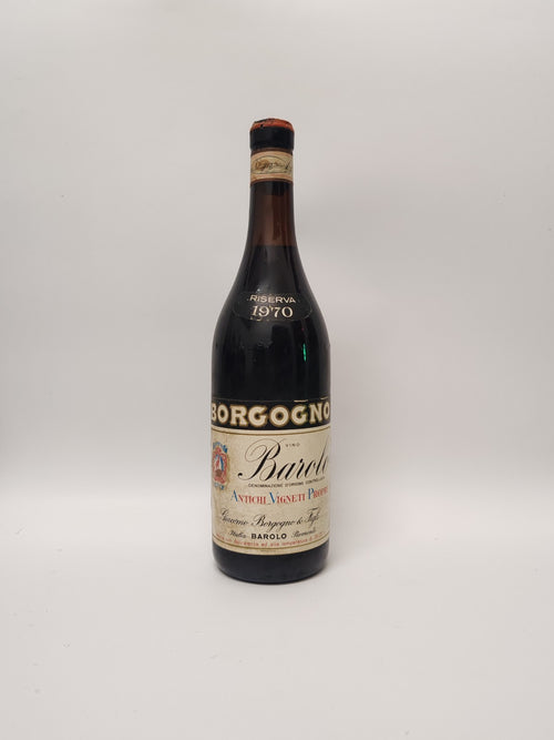 Barolo Borgogno Riserva 1970 – 0,72 l 13,5% – Top Zustand, sehr guter Füllstand,
