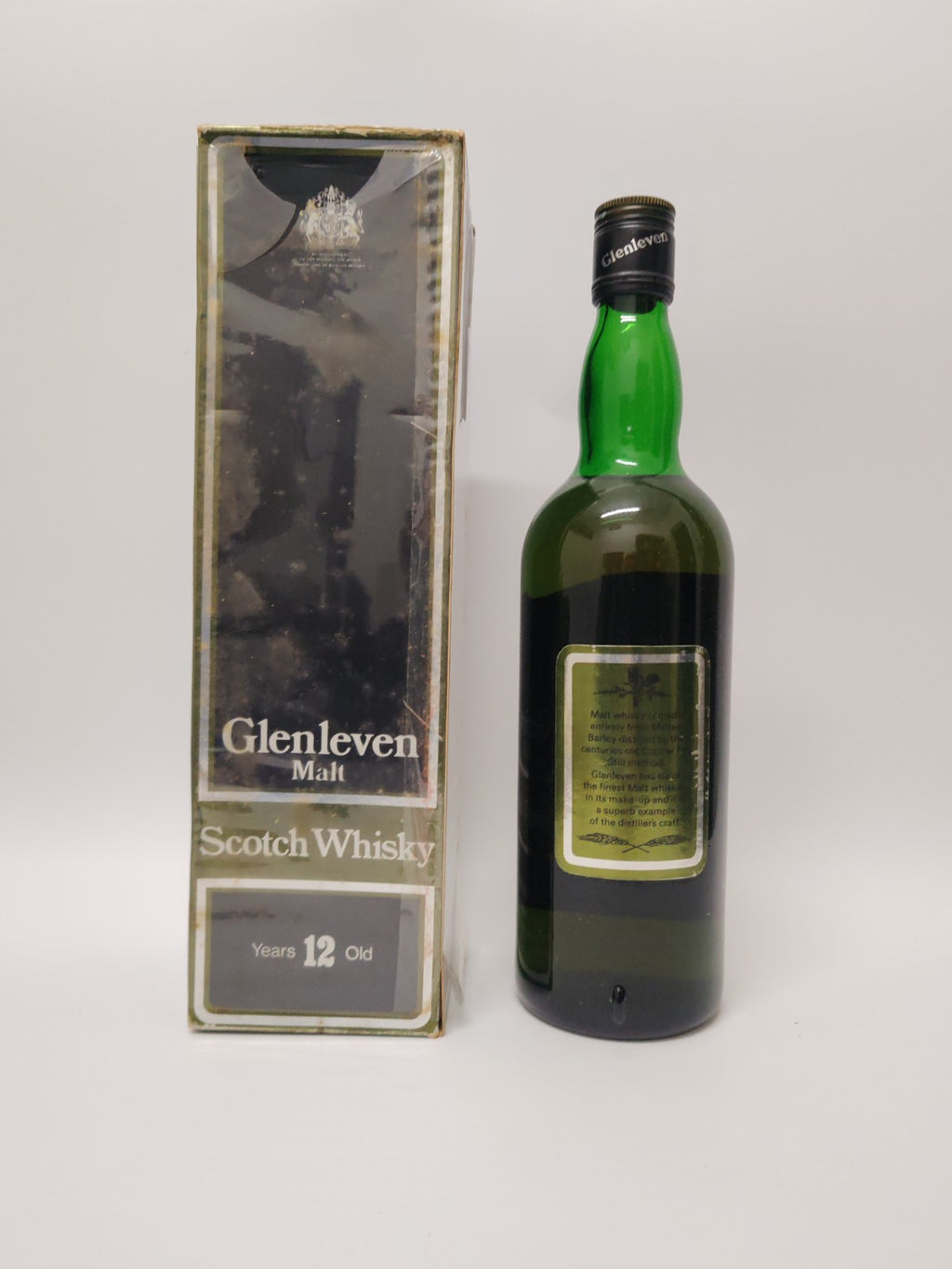 Glenleven 12 Years Old Malt Scotch Whisky – 750ml – 43% – 1980er Jahre – Selten