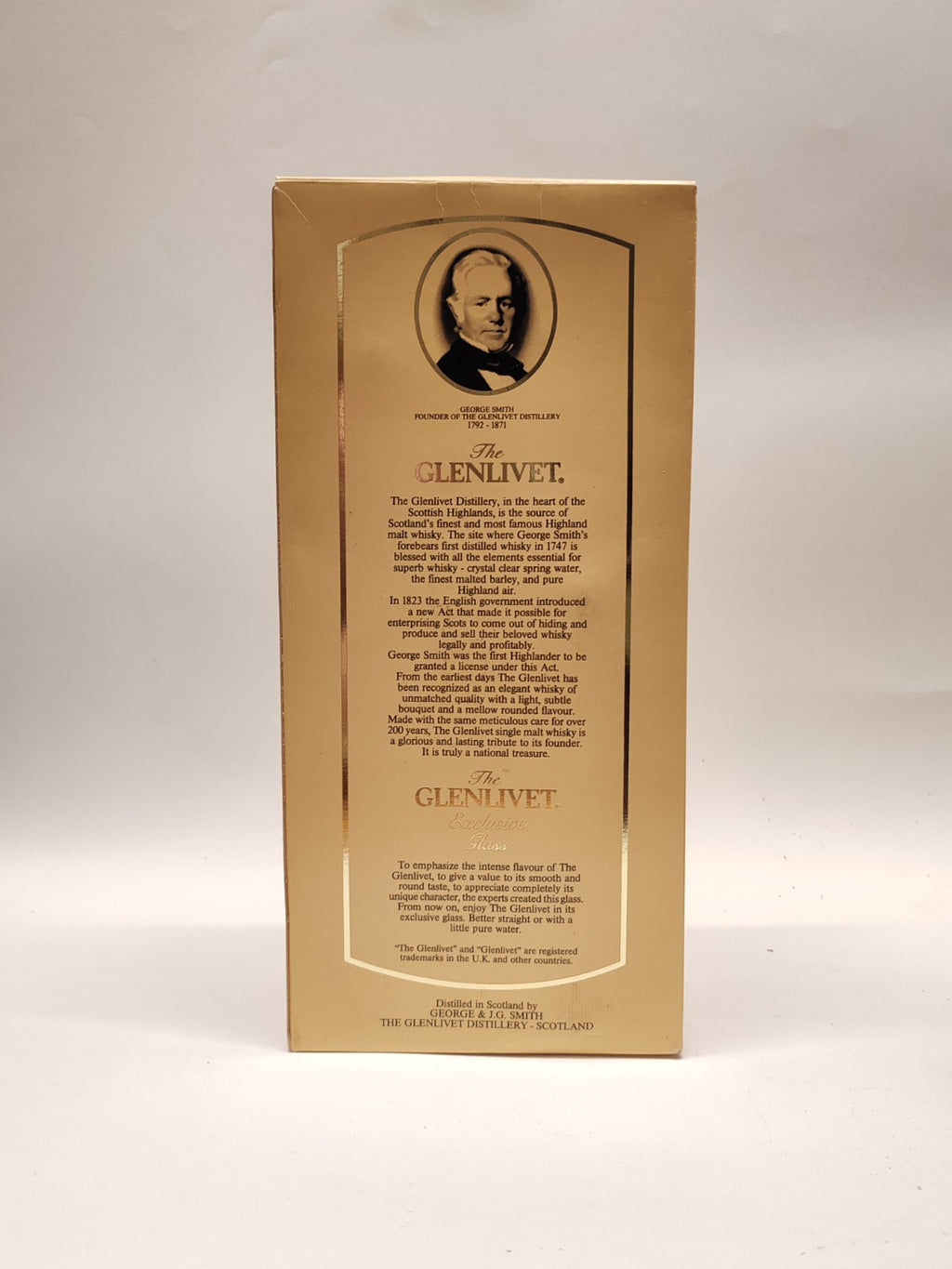 Glenlivet 12 Years All Malt Scotch Whisky Sonderausgabe Mit Schachtel Und Glas