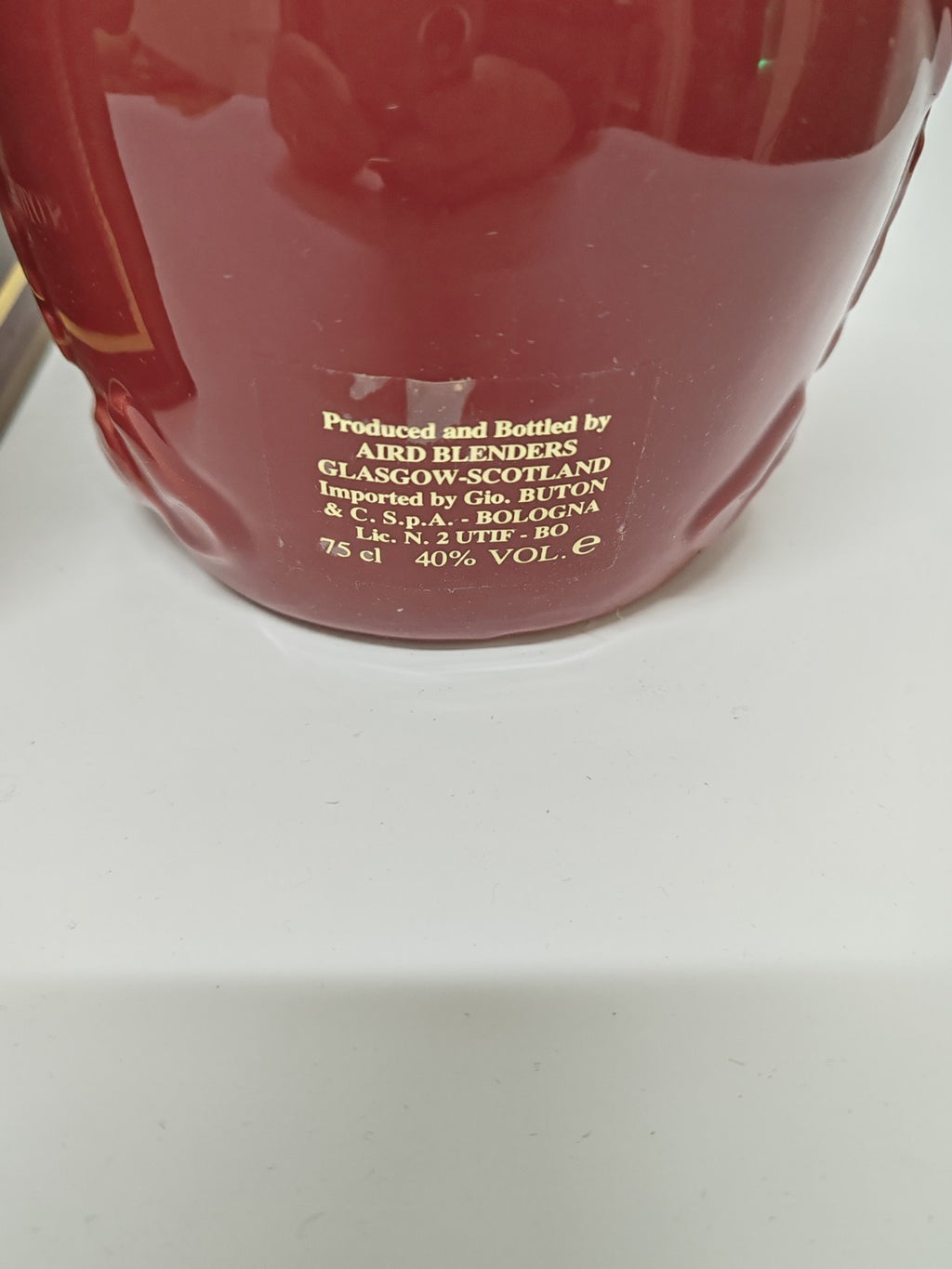 Seltene Saltyre 12 Years Old Scotch Whisky 75cl – 40% – 1980er Jahre – Porzellan