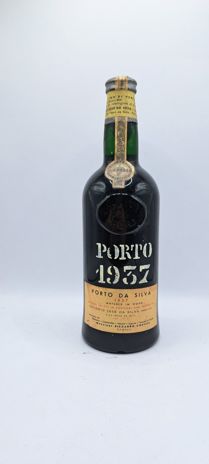 Portwein Da Silva 1937 Bott. in 1971 in Portugal Antonio Josè da Silva 75cl 20%