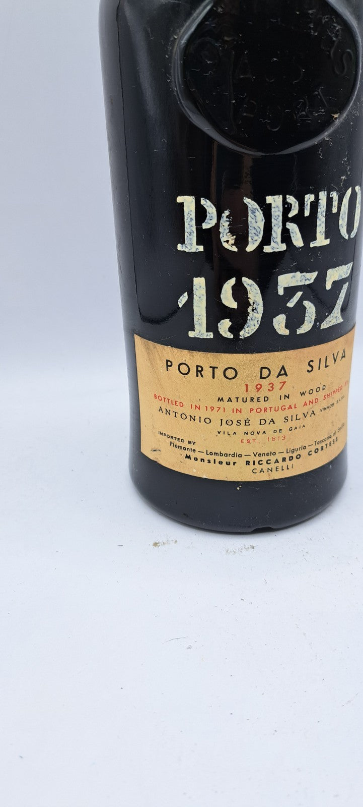 Portwein Da Silva 1937 Bott. in 1971 in Portugal Antonio Josè da Silva 75cl 20%