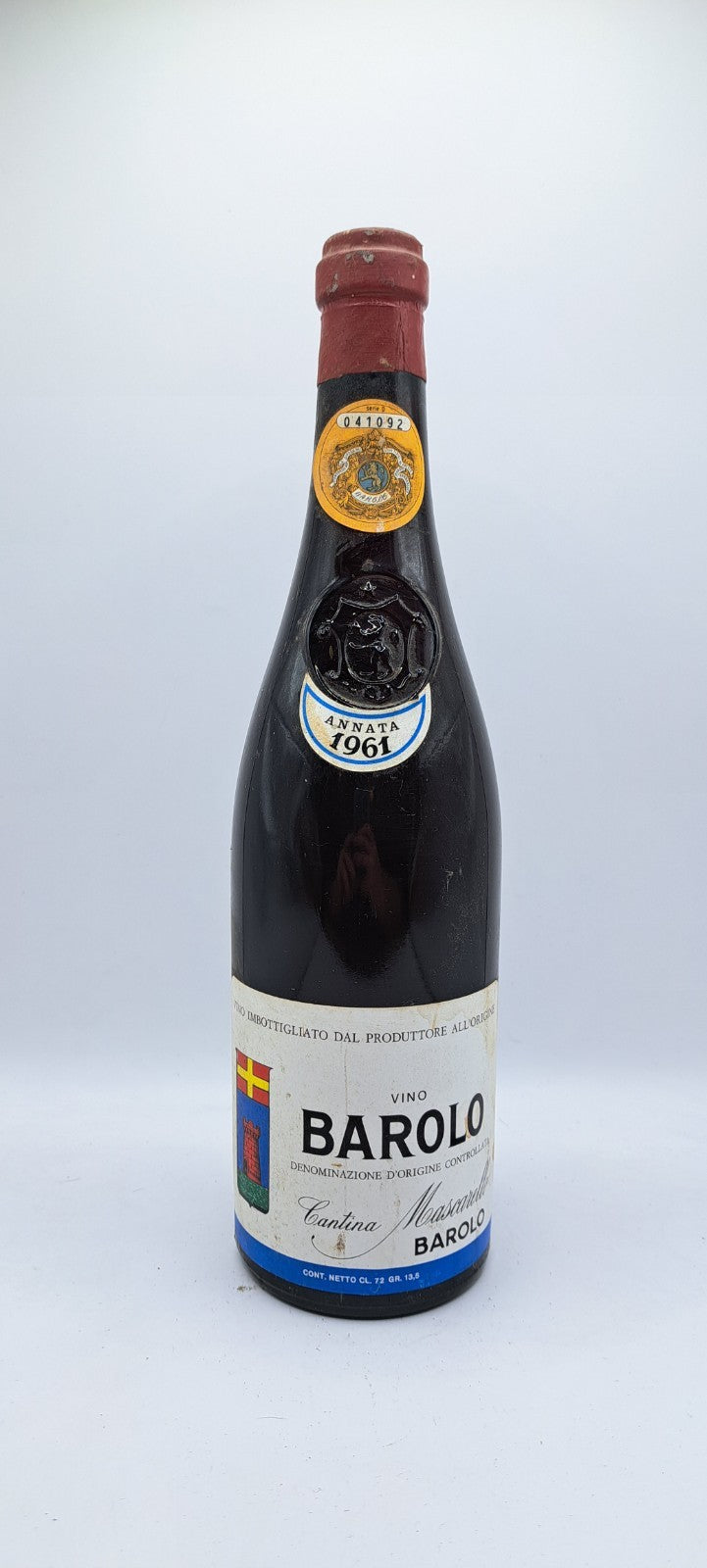 Barolo Cantina Bartolo Mascarello 1961 72cl 13,5%