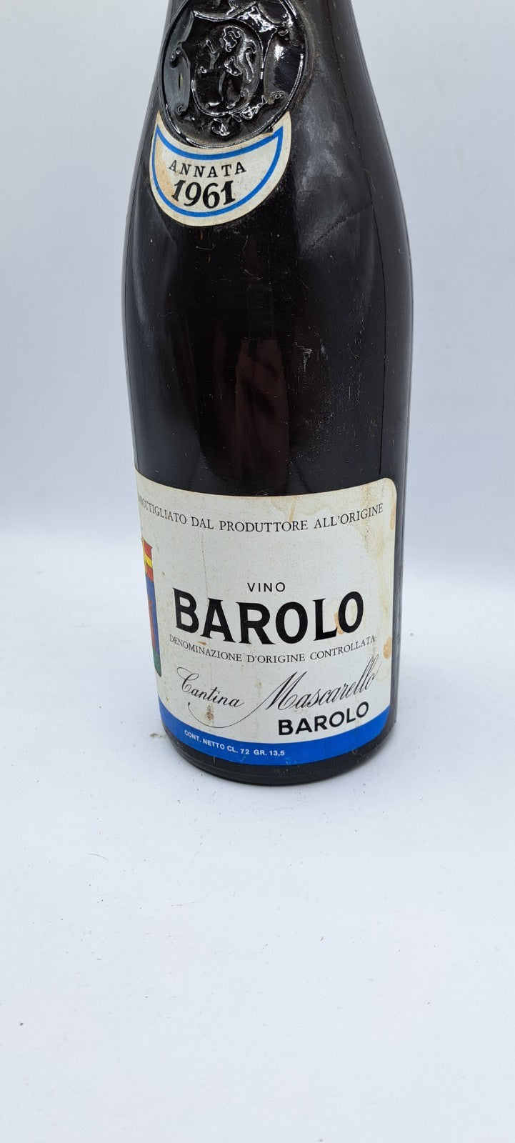 Barolo Cantina Bartolo Mascarello 1961 72cl 13,5%