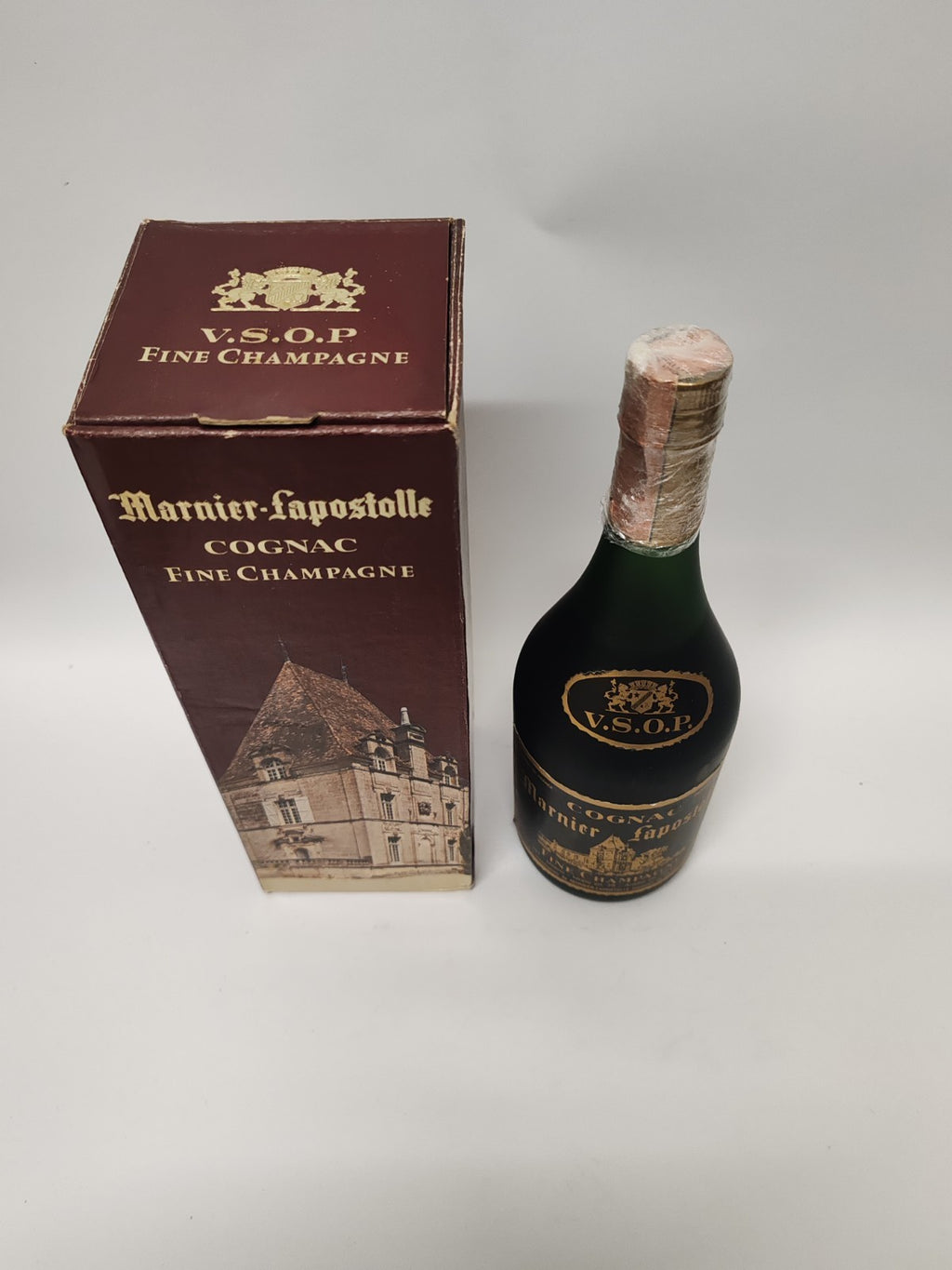 VSOP Cognac Marnier Lapostolle Fine Champagne 75cl 40% selten 1980er Schachtel