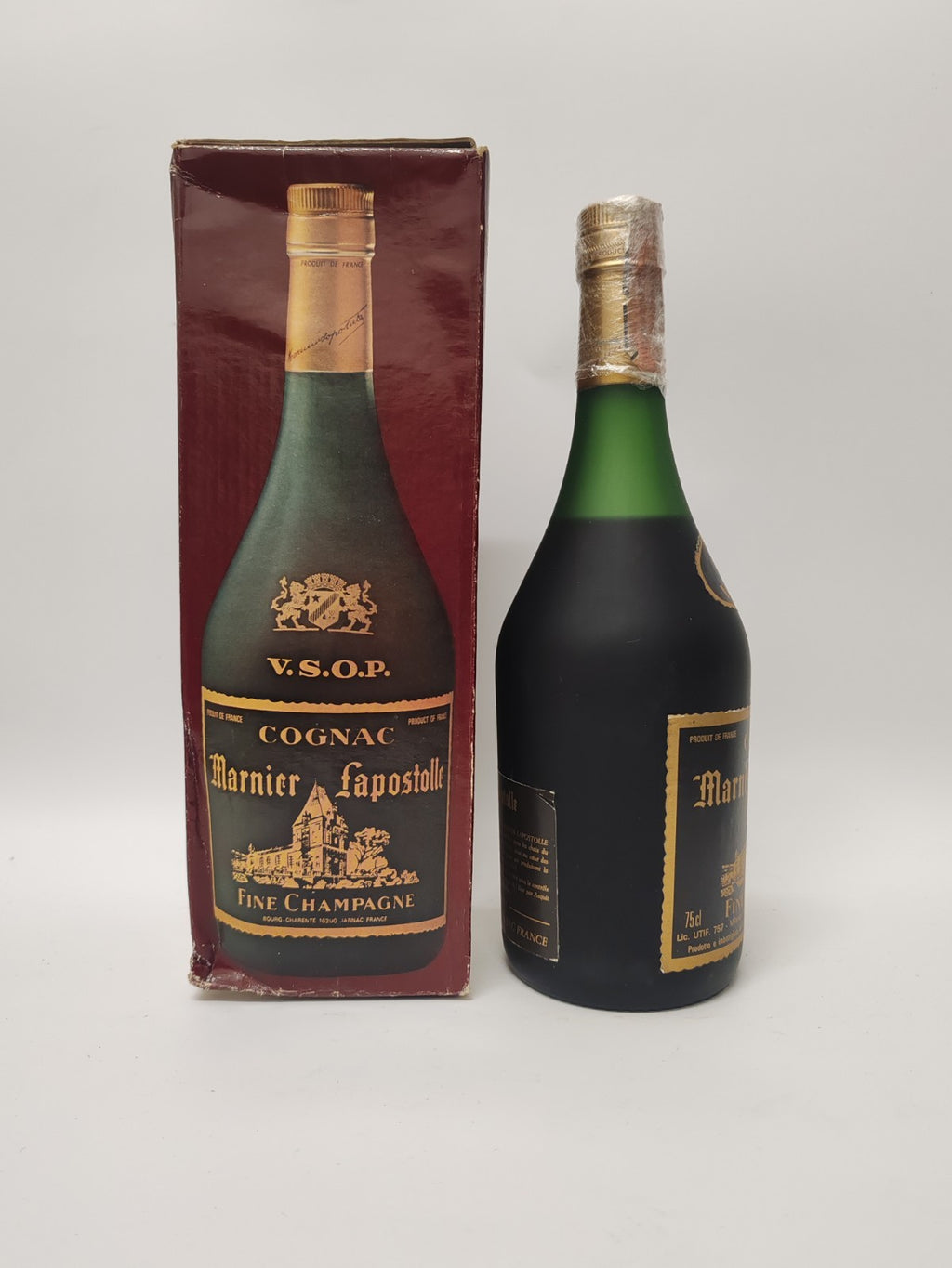 VSOP Cognac Marnier Lapostolle Fine Champagne 75cl 40% selten 1980er Schachtel