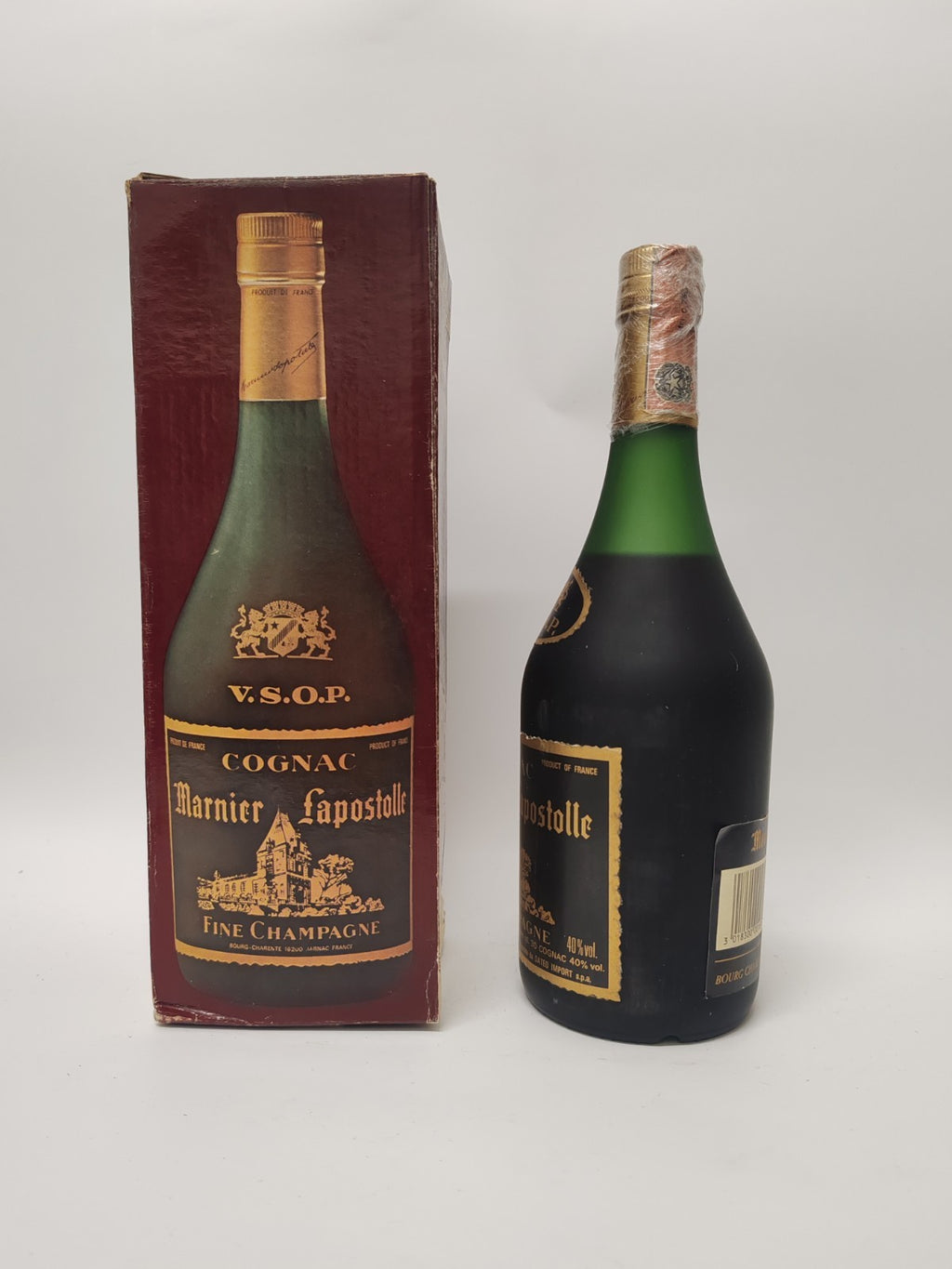 VSOP Cognac Marnier Lapostolle Fine Champagne 75cl 40% selten 1980er Schachtel