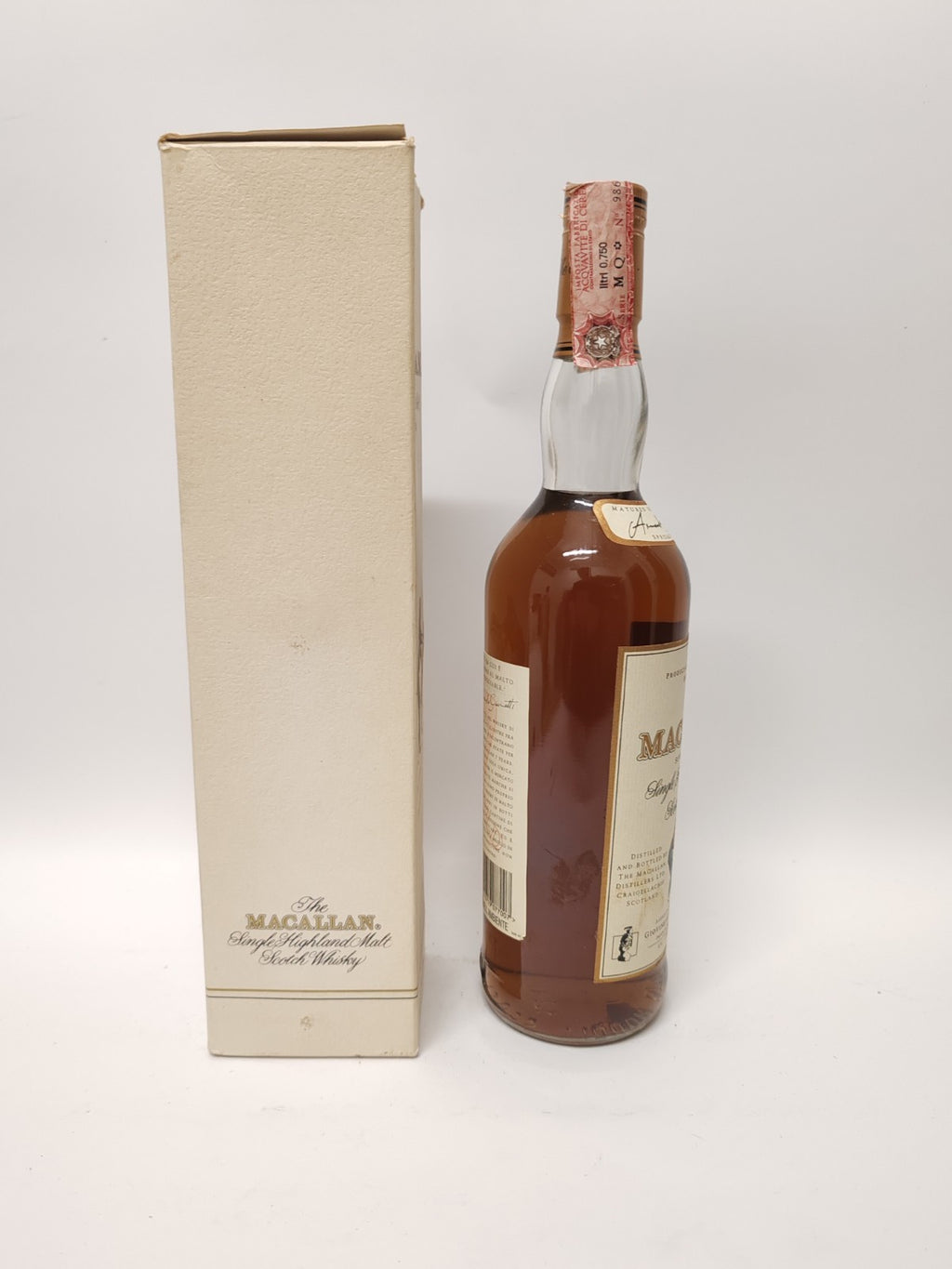 Macallan 7 Years Armando Giovinetti Special Selection 70cl 40%  80er Mit Schacht