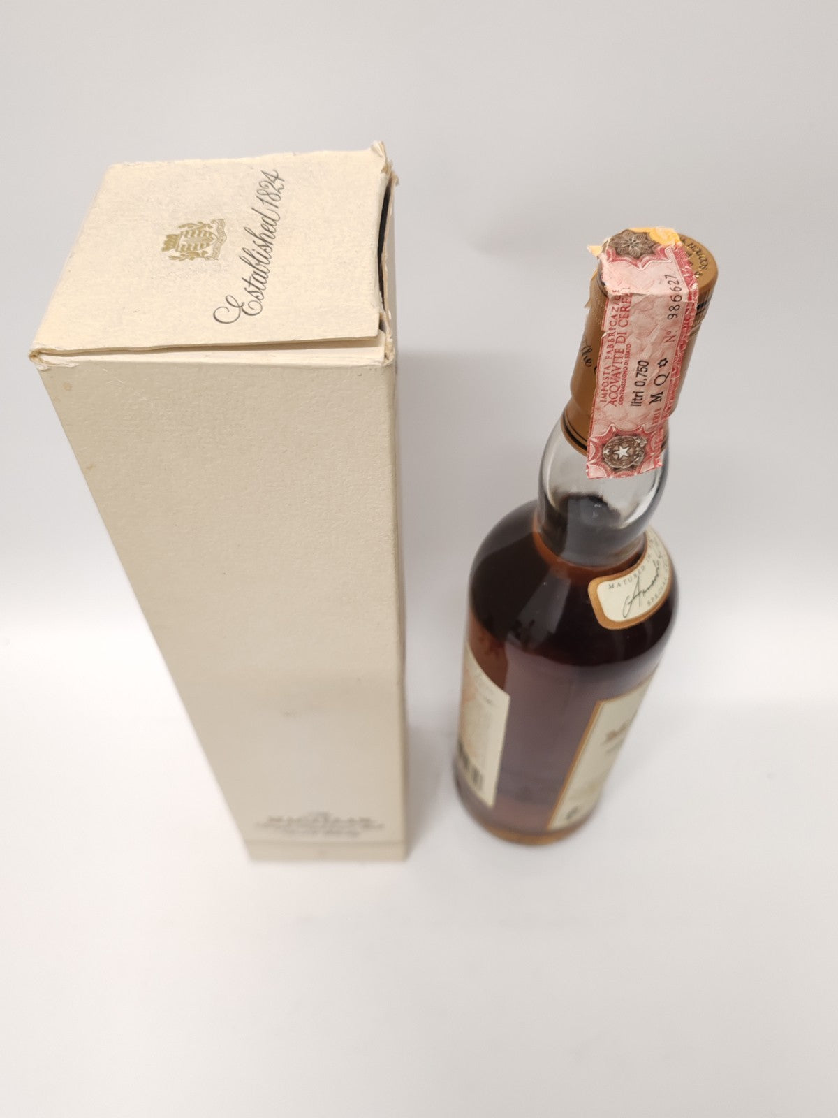 Macallan 7 Years Armando Giovinetti Special Selection 70cl 40%  80er Mit Schacht