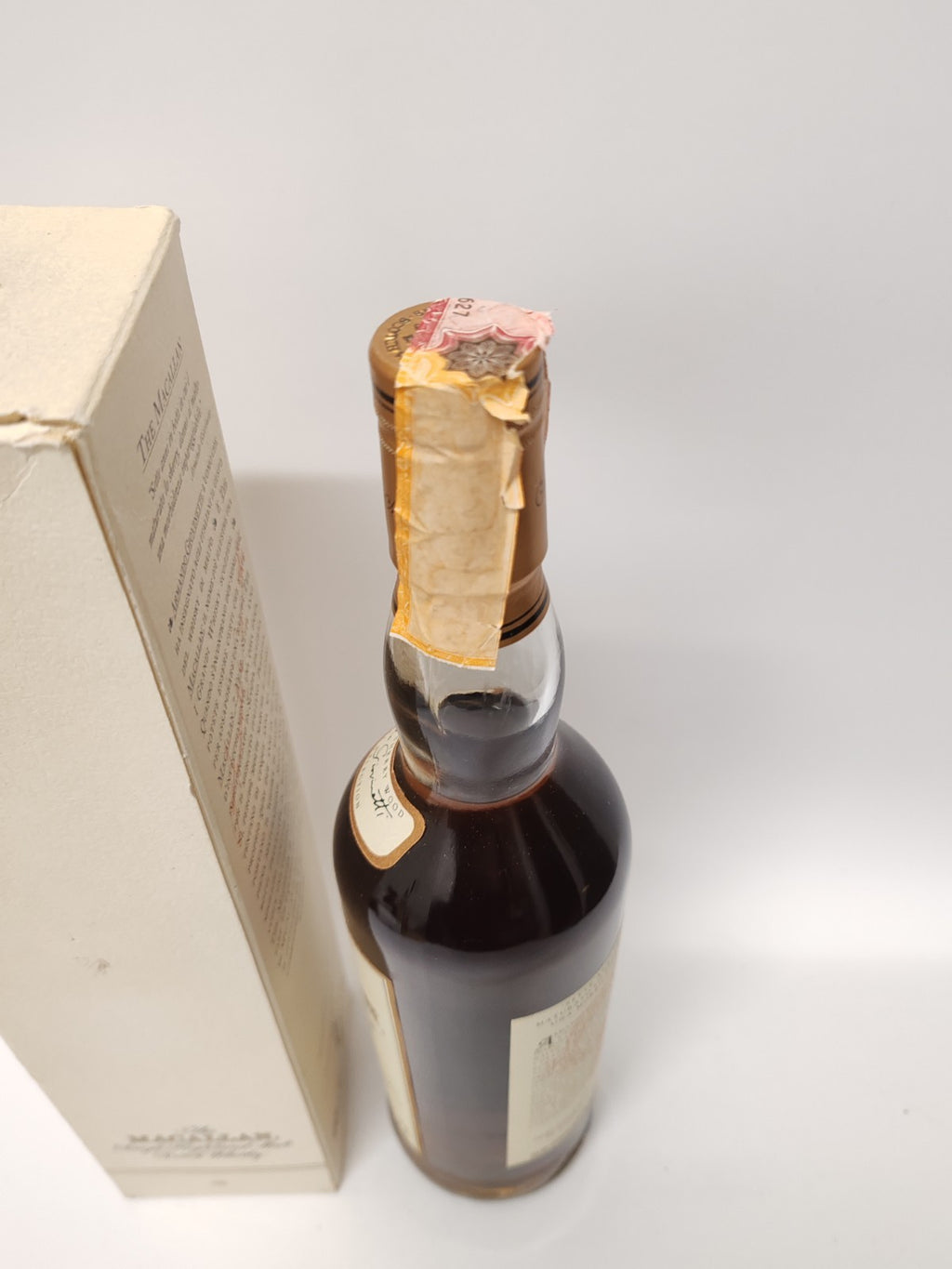 Macallan 7 Years Armando Giovinetti Special Selection 70cl 40%  80er Mit Schacht