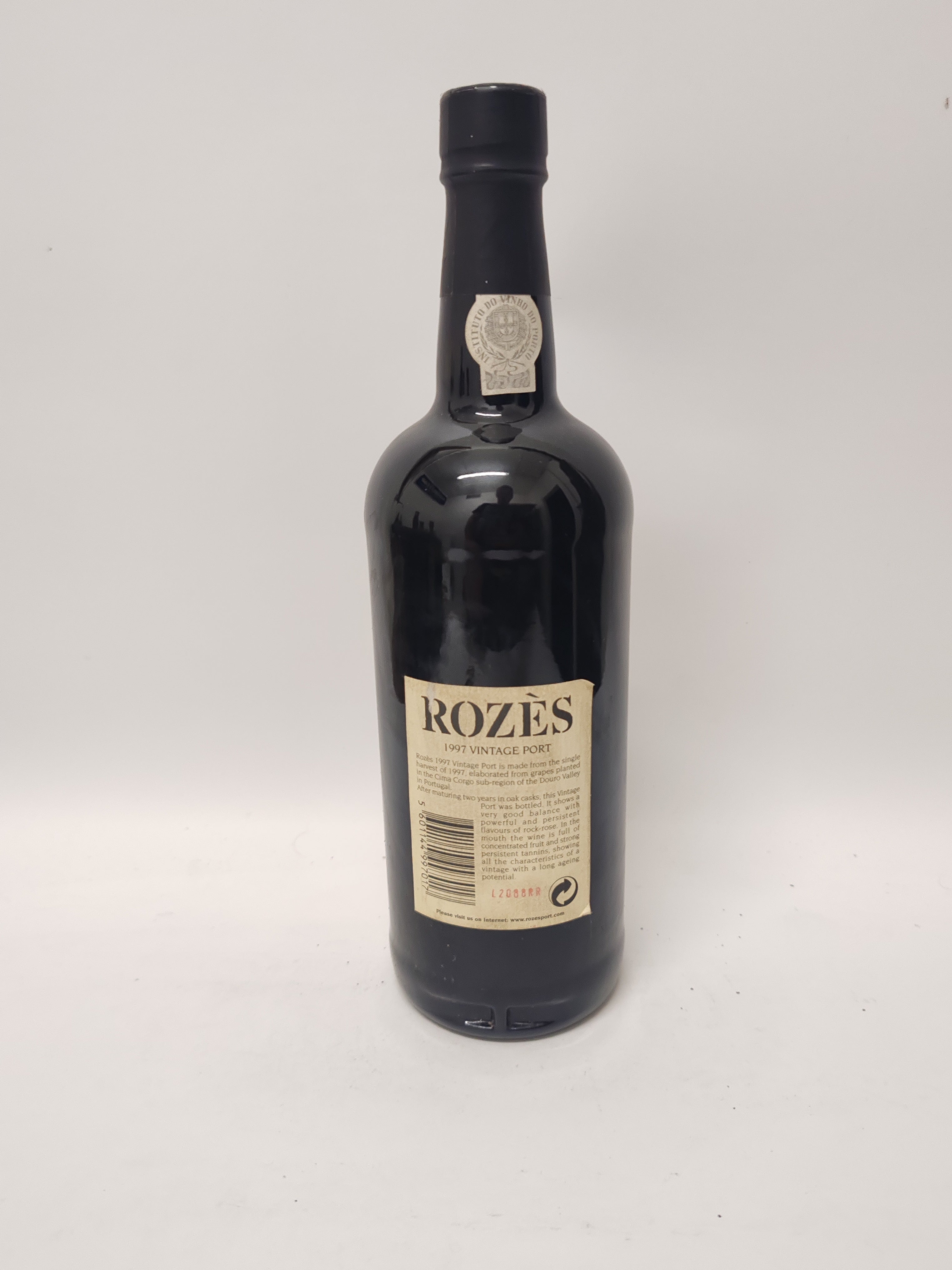 Rozes Porto Vintage Port 1997 | nummerierte Flasche 402490 | 20% Vol. | 75 cl |